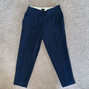 J Crew “Curator” Crepe Pants Navy